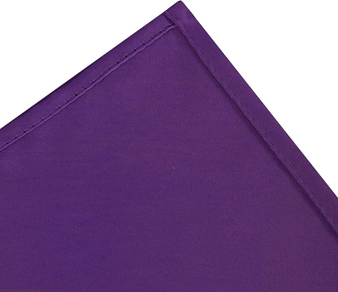 LEMOMO Purple Thermal Blackout Curtains/38 x 54 Inch/Set of 2 Panels Room Darkening Curtains for Bedroom
