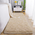 Chicrug Soft Runner Rugs for Bedroom Living Room Plush Fluffy Rug 2x5 Feet, Shag Furry Area Rug Carpet Non Shedding for Nursery Children Kids Girls Room Home Decorative, Camel
