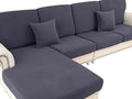 Couch Cushion Covers Seat Cushion Cover Stretch Couch Cover Separate Sectional Sofa Slipcovers Furniture Protector(3 Pieces for Seat or Sofa Backrest, Dark Grey)