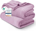 Bedsure GentleSoft Fleece Blanket Twin Size Lilac - 300GSM Lightweight Plush Fuzzy Cozy Soft Warm Blanket for Bed, Sofa, Couch, Travel, Camping, 60x80 inches