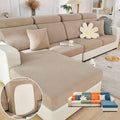 Soothing Home Sofa Covers, Sofa Hero Covers, Wear-Resistant Universal Couch Covers Washable Stretch Sectional Couch Cushion Covers (Coffee,Back Cover L)