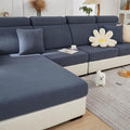 Sofa Covers Couch Covers for Sofa Pet Friendly Couch Cushion Covers Universal Sofa Covers Washable Stretch Slipcovers for Sectional Sofa (Texture Metal Gray,Large Single Seat Cover)
