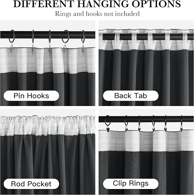 RYB HOME Dusty Blue Velvet Drapes for Baby Boy Bedroom, Thermal Insulated, Light Blocking, Floor-Length Velvet Curtains with Hook Belt for Modern Home Decor, 52" W x L102 L, 2 Panels Set
