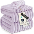 Bedsure GentleSoft Lavender Fog Full Blanket for Bed - Cozy Soft Blankets for Women, Cute Large Throws for Girls, 84x90 Inches