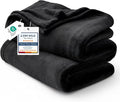 Bedsure GentleSoft Fleece Bed Blankets Large Size Black - Soft Lightweight Fuzzy Cozy Luxury Oversized King Blanket Microfiber, Room Home Decor Gifts for Women and Men, 120x120 inches
