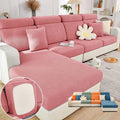 Soothing Home Sofa Covers, Sofa Hero Covers, Wear-Resistant Universal Couch Covers Washable Stretch Sectional Couch Cushion Covers (Pink,Extra Large Seat Cover)