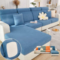 Soothing Home Sofa Covers, Sofa Hero Covers, Wear-Resistant Universal Couch Covers Washable Stretch Sectional Couch Cushion Covers (Blue,Large Triple Seat Cover)