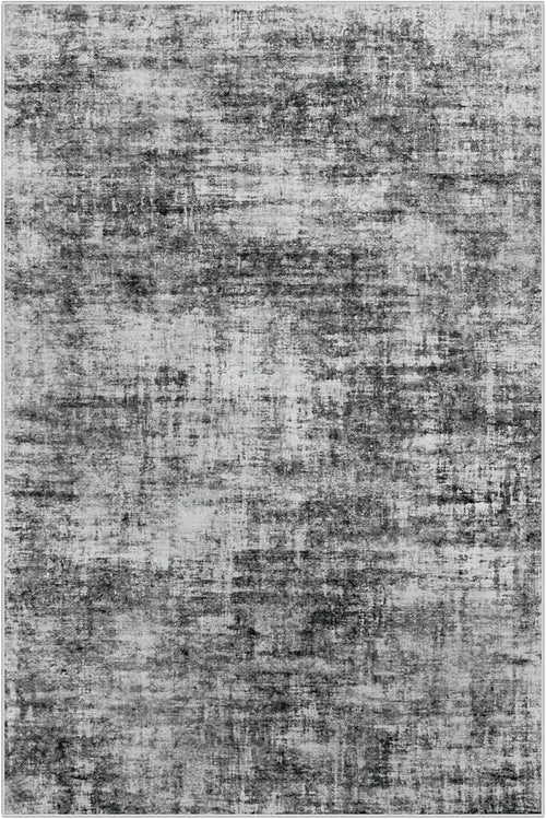 10x14 Area Rugs Washable Rug: Modern Abstract Living Room Rug Soft Anti-Skid Thin Carpet Indoor Floor Non-Shedding Carpets for Bedroom Dining Room Farmhouse Nursery Home Office Black