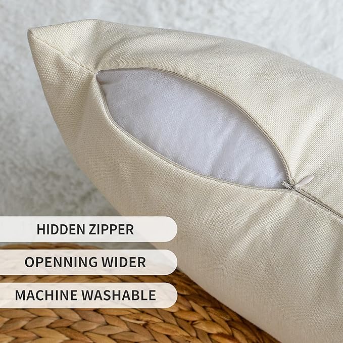 AVOIN colorlife Wildflowers Fall Throw Pillow Cover, 12 x 20 Inch Flower Cushion Case Decoration for Sofa Couch