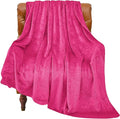 BEDELITE Fleece Blanket Hot Pink Valentines Throw Blanket for Couch & Bed, Luxury Plush Cozy Fuzzy Blanket 50" x 60", Super Soft Warm Lightweight Throw Blanket for Travel Camping