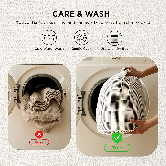 Bedsure 100% Cotton Muslin Blankets for Adults Large Throw 50x70 Inches - 4-Layer Breathable and Lightweight, Soft Boho Gauze Muslin Cotton Blanket for Couch Decor Travel Summer, Light Brown