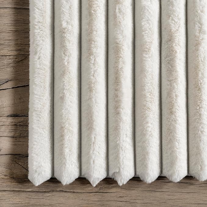 Nuloom SuperiorWash Collection Kai Off-White, 3'9" x 6', Fluffy and Cozy, High Traffic, Stain Resistant, Easy Clean, Durable Washable Area Rug for Bedroom, Living Room, Dining, Den, Foyer, Entryway