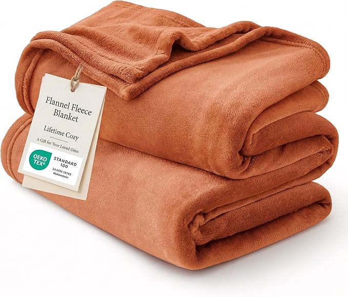 Bedsure GentleSoft Fleece Blankets Queen Size - 280GSM Soft Lightweight Plush Cozy Blanket for Bed, Sofa, Couch, Travel, Camping