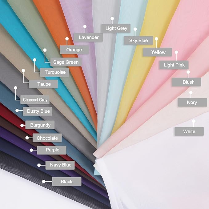 Chyhomenyc Sheer Stone Blue Tier Curtains 24 Inch Length, Small Window Curtains Treatment for Bathroom Living Room Basement, Short Rod Pocket Cafe Curtain, 42W x 24L Inches, 2 Panels