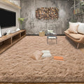 Tepook Area Rugs 10x14 for Living Room, Super Soft Fluffy Rugs for Bedroom, Modern Shaggy Rug Fuzzy Carpets for Kids, Plush Indoor Nursery Home Decor Rug with Non-Slip Bottom, Beige