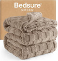 Bedsure GentleSoft King Size Blanket for Bed - Super Soft Cozy Blankets for Kids Girls, Large Fuzzy Fleece Throw for Bedroom Decor, Light Brown,108x90 Inches