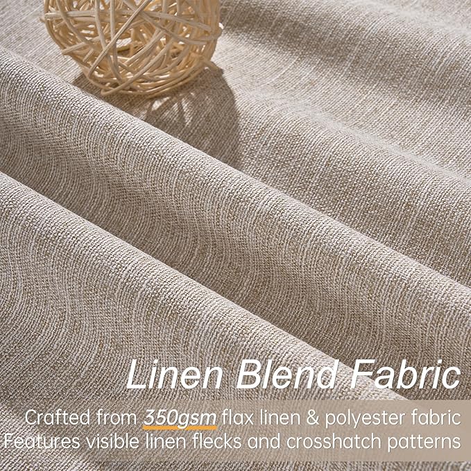 Topfinel 108 Inch Curtains 2 Panel Set Boho Brown Modern Decorative Dark Out Curtains for Bedroom Heat and Cold Blocking Window Coverings 9FT High Ceiling Extra Long Drapes for Living Room with Hooks