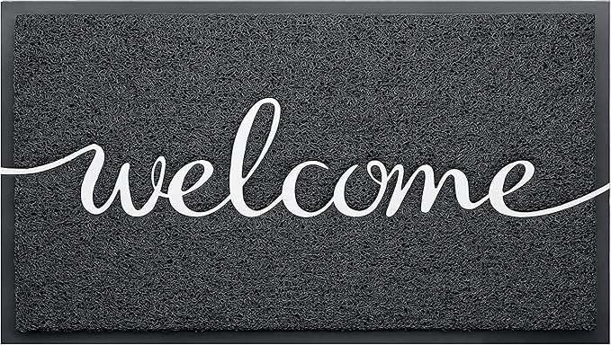 EARTHALL Funny Welcome Mats, Front Door Mat for Outside Entry, Doormat Outdoor/Indoor Entrance, Rugs Entryway Indoor, Outdoor Home Porch Decor 30"x17.5"