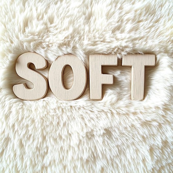 OLANLY 6x12 Machine Washable Large Area Rugs for Living Room, Bedroom, Soft Fluffy Shaggy Bedside Rug, Indoor Floor Carpet for Kids Girls and Boys, Dorms, Nursery, Home Decor Aesthetic, Ivory
