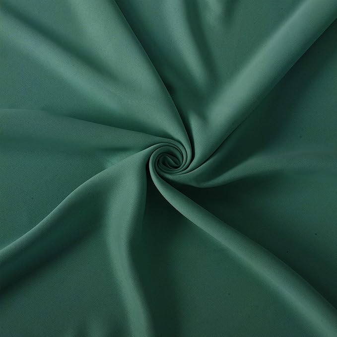 LEMOMO Dark Green Thermal Blackout Curtains/38 x 84 Inch/Set of 2 Panels Room Darkening Curtains for Bedroom