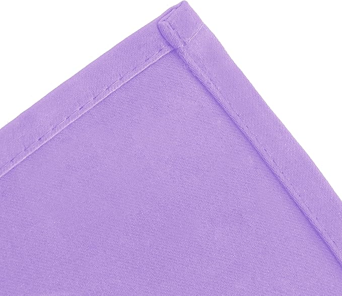 LEMOMO Lavender Blackout Curtains 42 x 63 Inch Length/Set of 2 Curtain Panels/Thermal Insulated Room Darkening Blackout Curtains for Bedroom