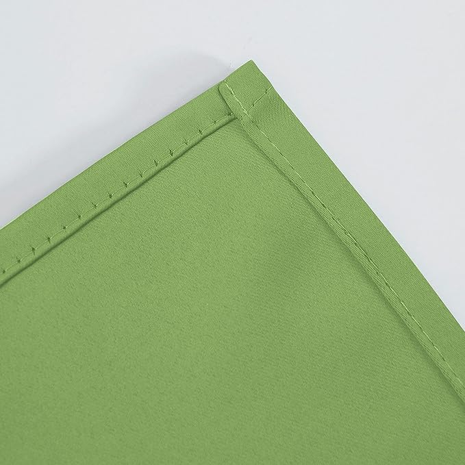 LEMOMO Light Green Thermal Blackout Curtains/38 x 84 Inch/Set of 2 Panels Room Darkening Curtains for Bedroom